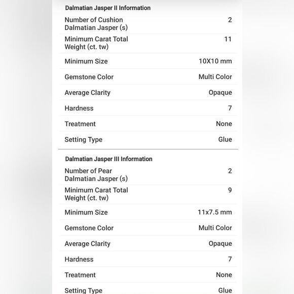 Dalmatian Jasper Earrings and Pendant Necklace - Picture 15 of 15